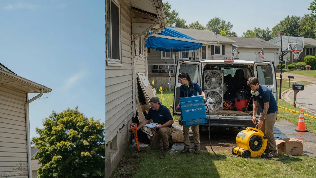 Ceiling Leak Cleanup in Chesterland, OH near me