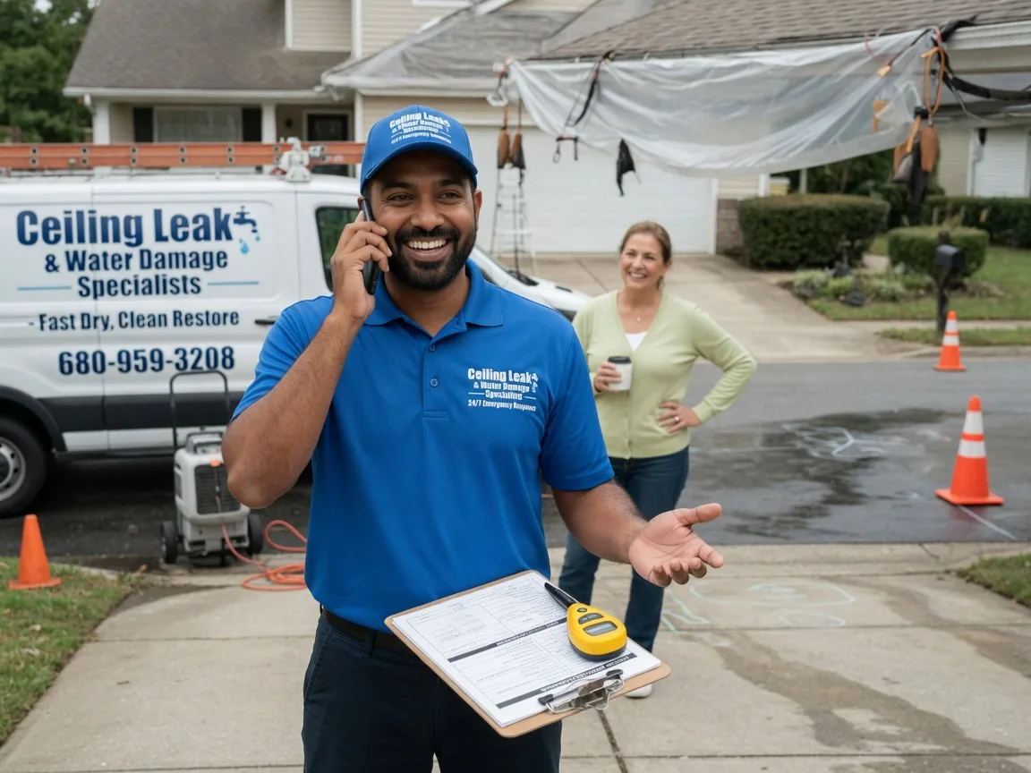 Ceiling Leak Cleanup Chesterland, OH FAQs